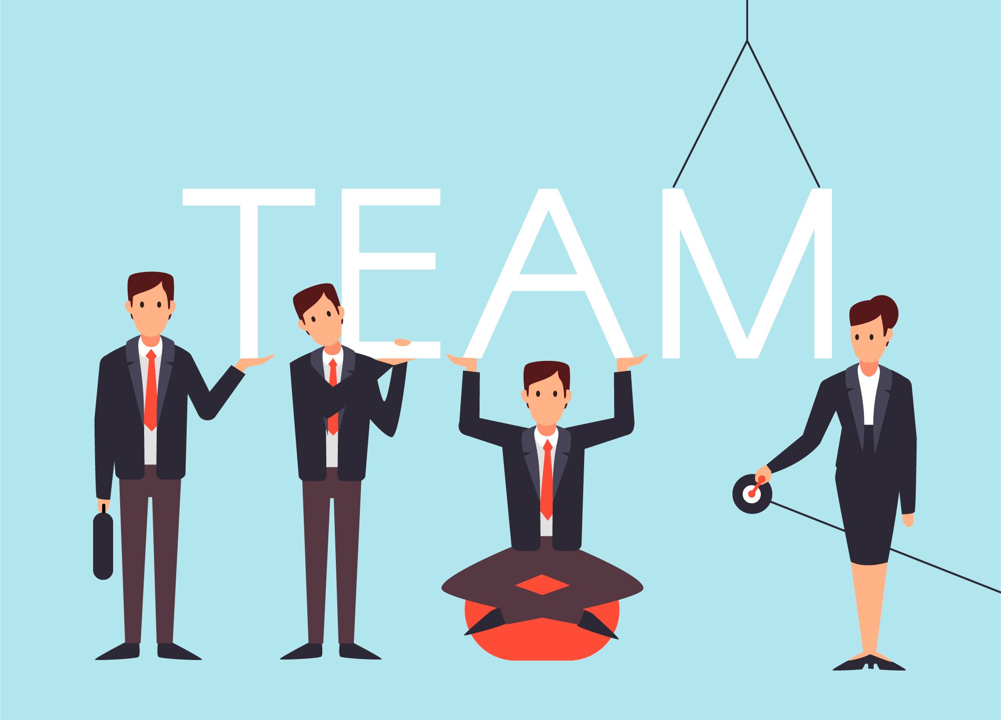 Từ "TEAM" là một triết lý sâu sắc về sự hợp tác và thành công, mỗi từ của nó đều mang một ý nghĩa riêng biệt